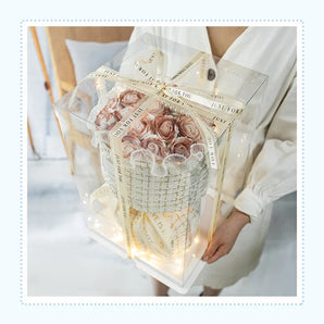 Bouquet de Roses Beige