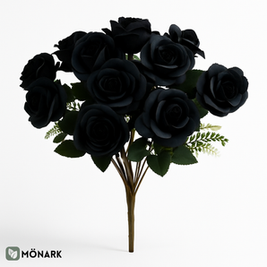 Bouquet rose noire Artificielle