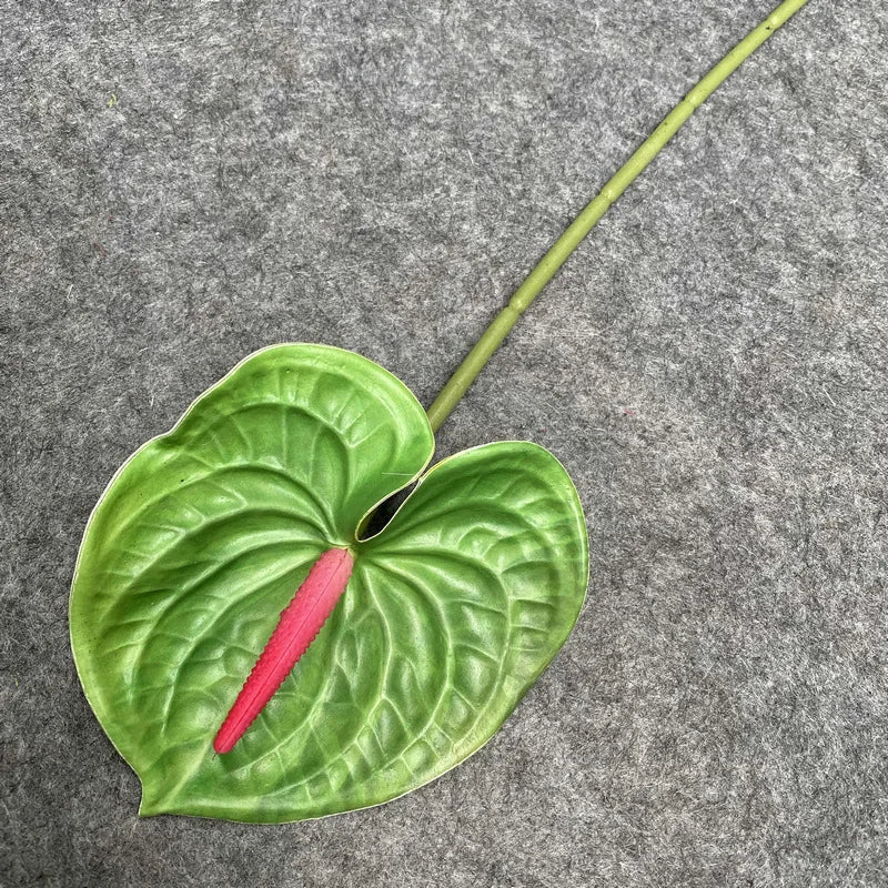 Branche d’Anthurium Tropical Vert Artificielle