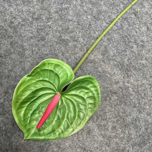 Branche d’Anthurium Tropical Vert Artificielle