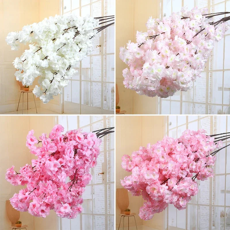 Branche De Cerisier Blanc Artificiel (1 pièce)