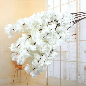 Branche De Cerisier Blanc Artificiel (1 pièce)