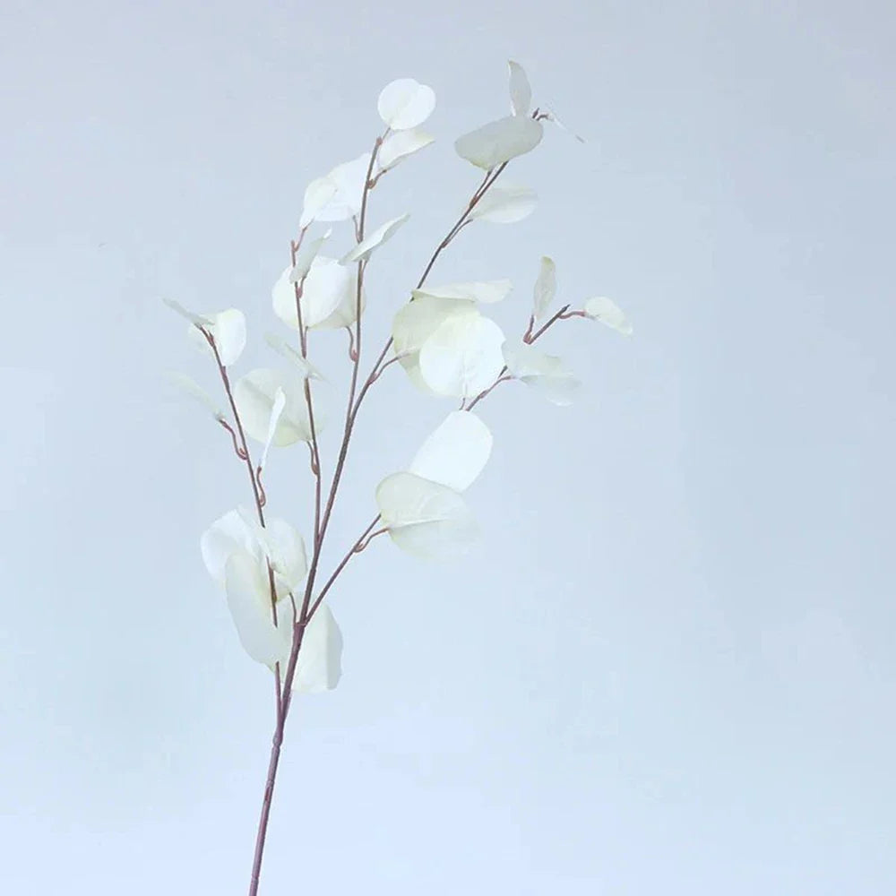 Branche d’Eucalyptus Blanche Artificielle