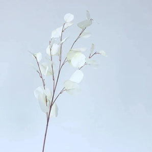Branche d’Eucalyptus Blanche Artificielle