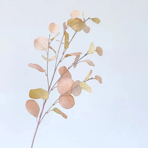 Branche d’Eucalyptus Orange Artificielle