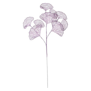 Branches en Forme d’Éventail Violet