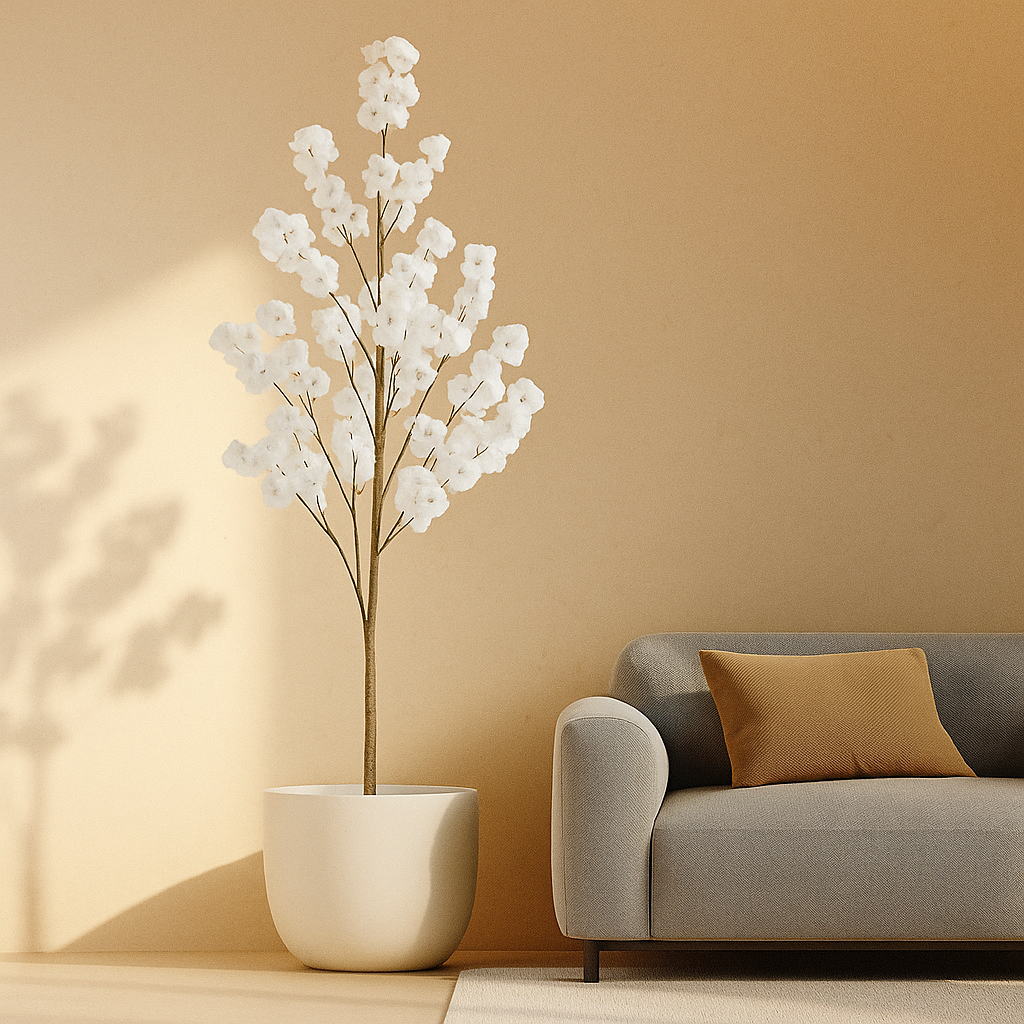 Cerisier Blanc Artificielle Sans Pot