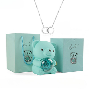 Coffret Cadeau Ours Bleu Clair