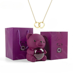 Coffret Cadeau Ours Violet