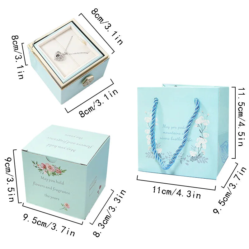 Coffret Rose Artificielle