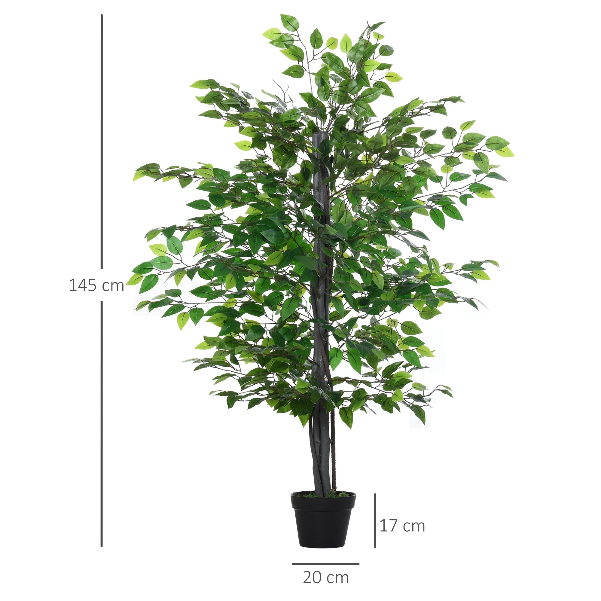 Ficus Artificiel Avec Pot