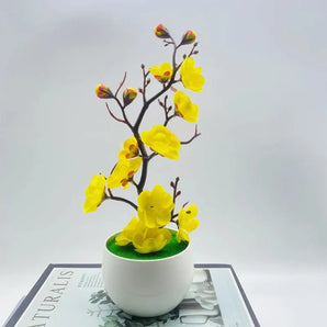 Fleur De Cerisier Jaune Artificiel