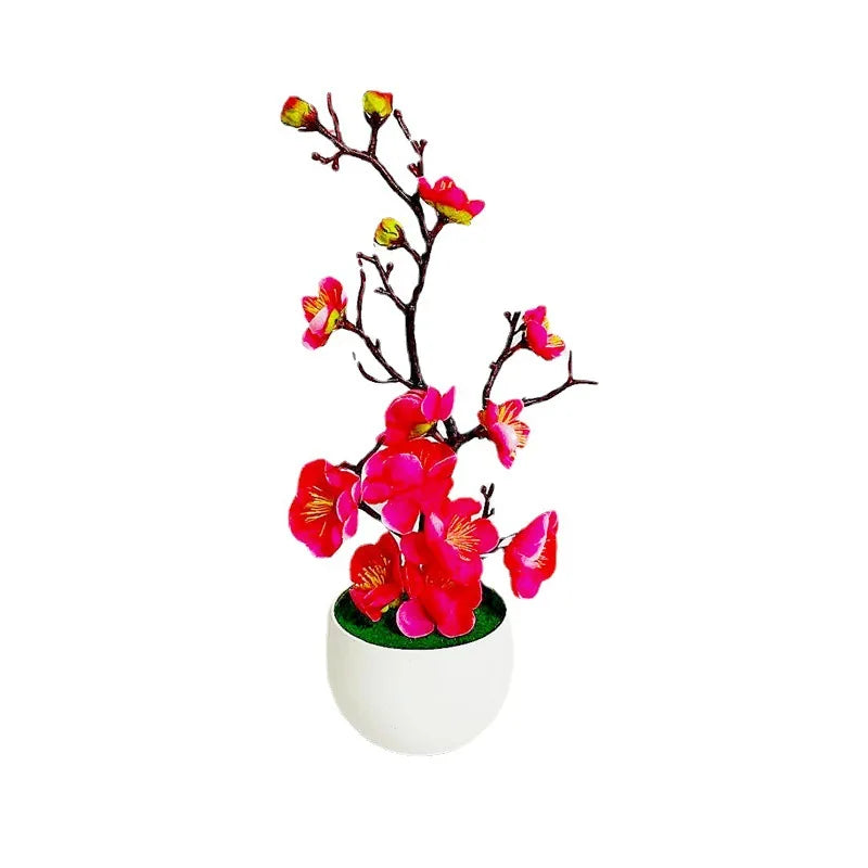 Fleur De Cerisier Rose/Rouge Artificiel
