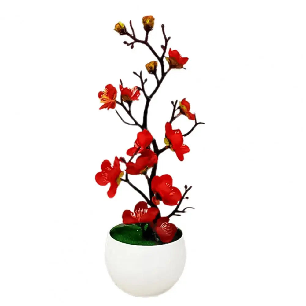 Fleur De Cerisier Rouge Artificiel