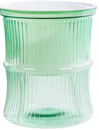 Mini Pots de Fleurs Verre Vert