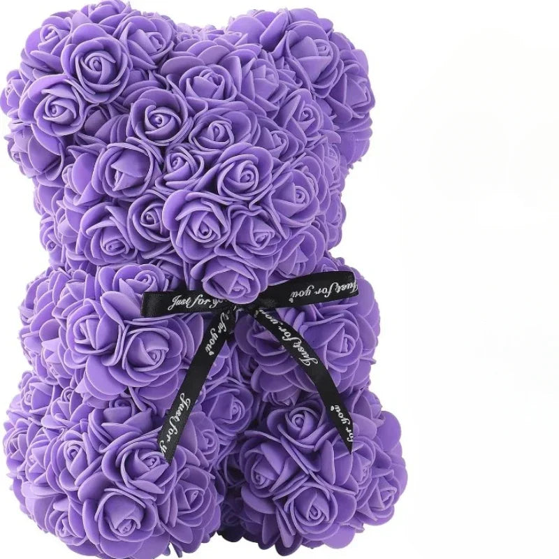 Peluche Rose Éternelle Violette