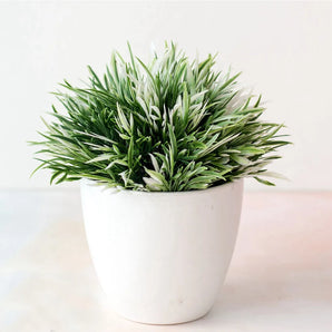 Petit Pot de Fleurs Arrtificielles Vert
