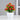 Petit Pot de Fleurs Artificielles Rouge