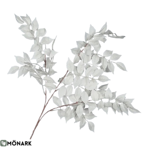 Plante Blanche En Soie Artificielle