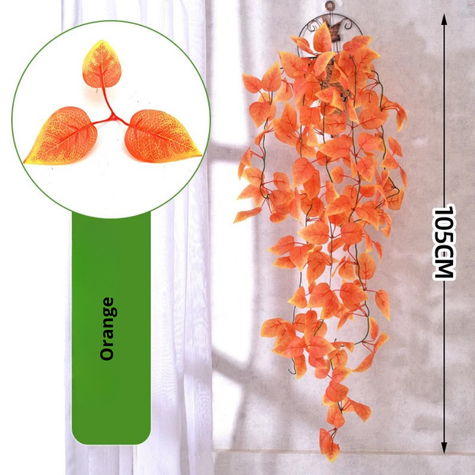 Plante Grimpante Orange Artificielle