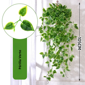 Plante Grimpante Périlla Verte Artificielle