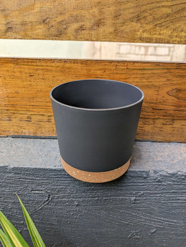 Pot de Fleur Moderne Noir