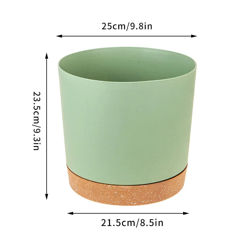 Pot de Fleur Moderne Vert