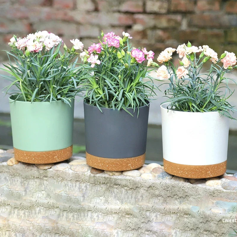 Pot de Fleur Moderne Vert