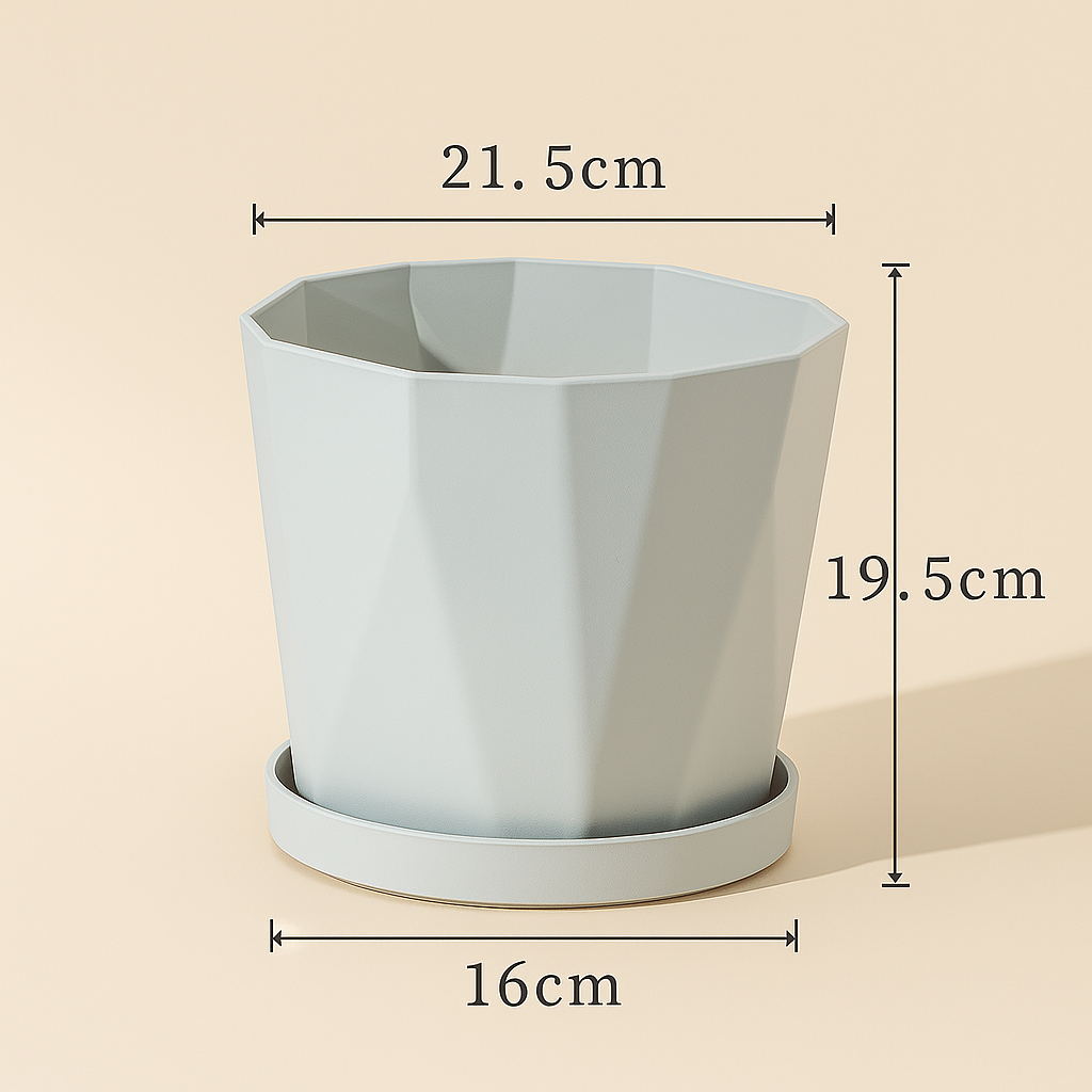 Pot de Fleurs Beige