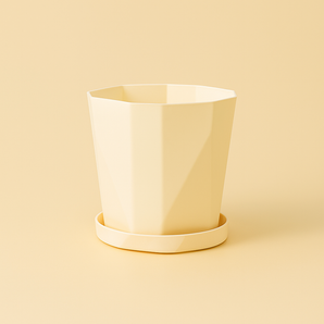 Pot de Fleurs Beige