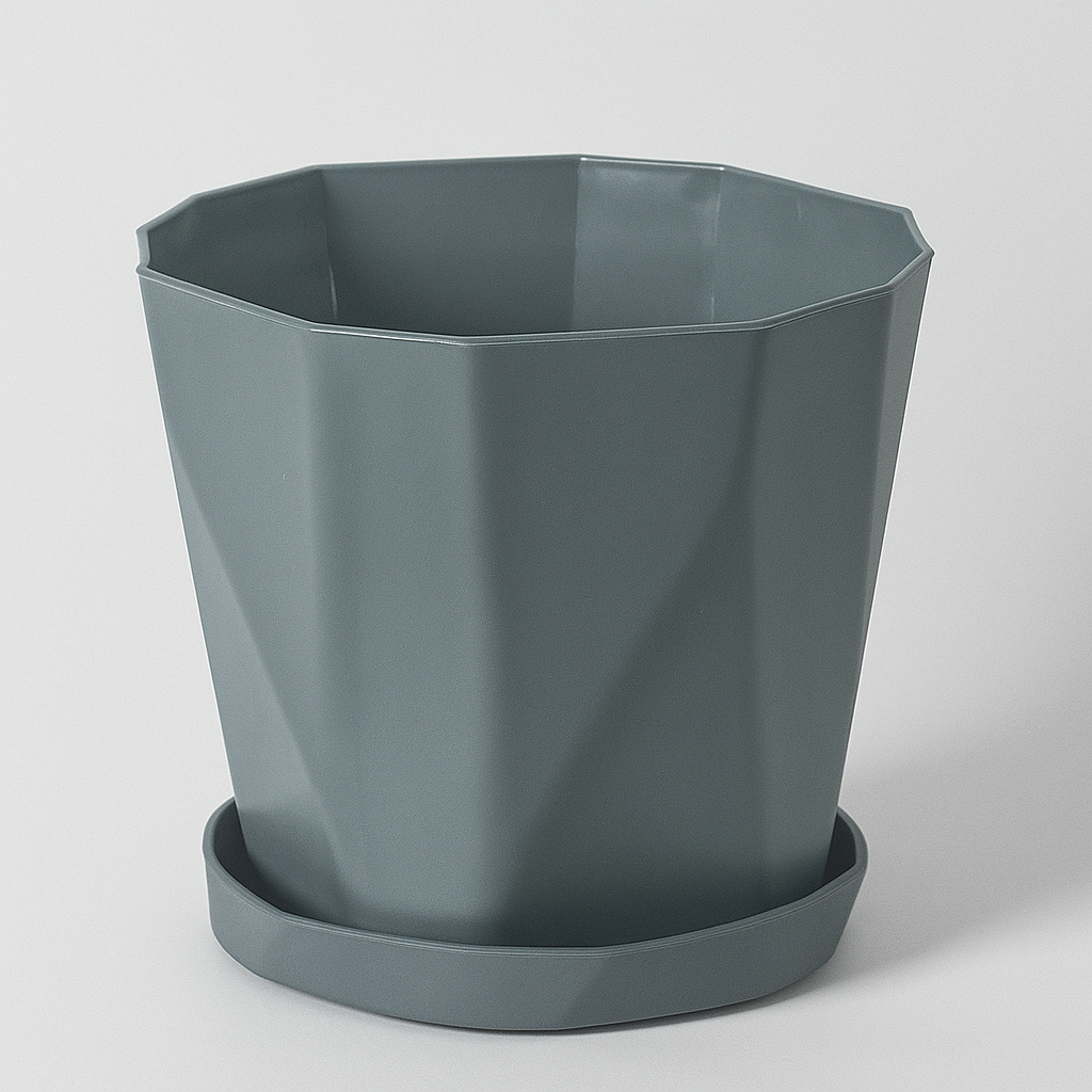 Pot de Fleurs Gris