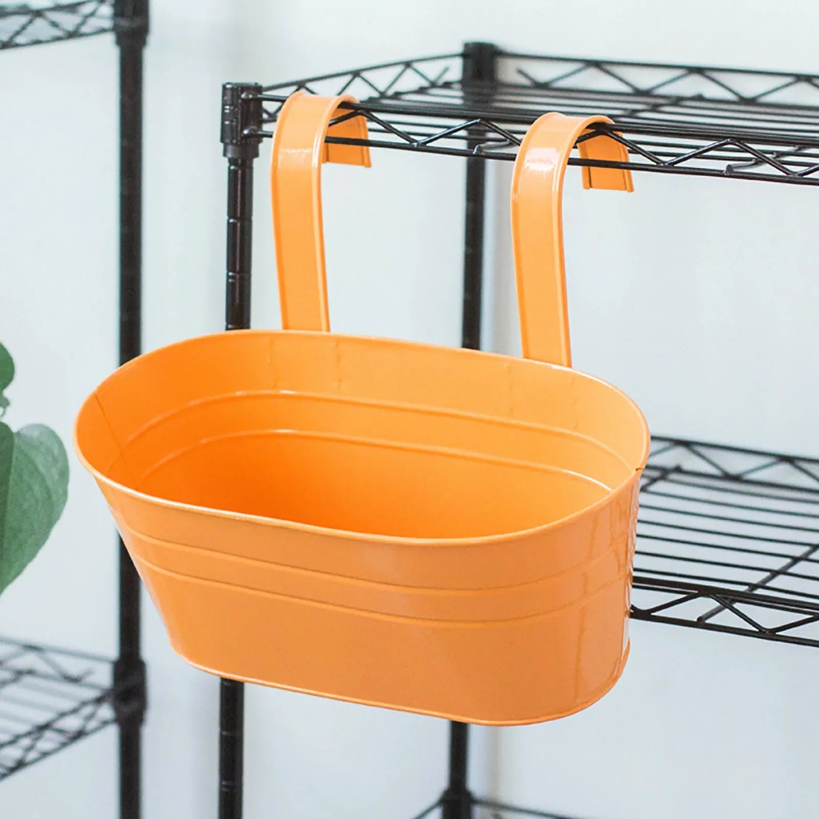 Pots De Fleurs Suspendu Orange