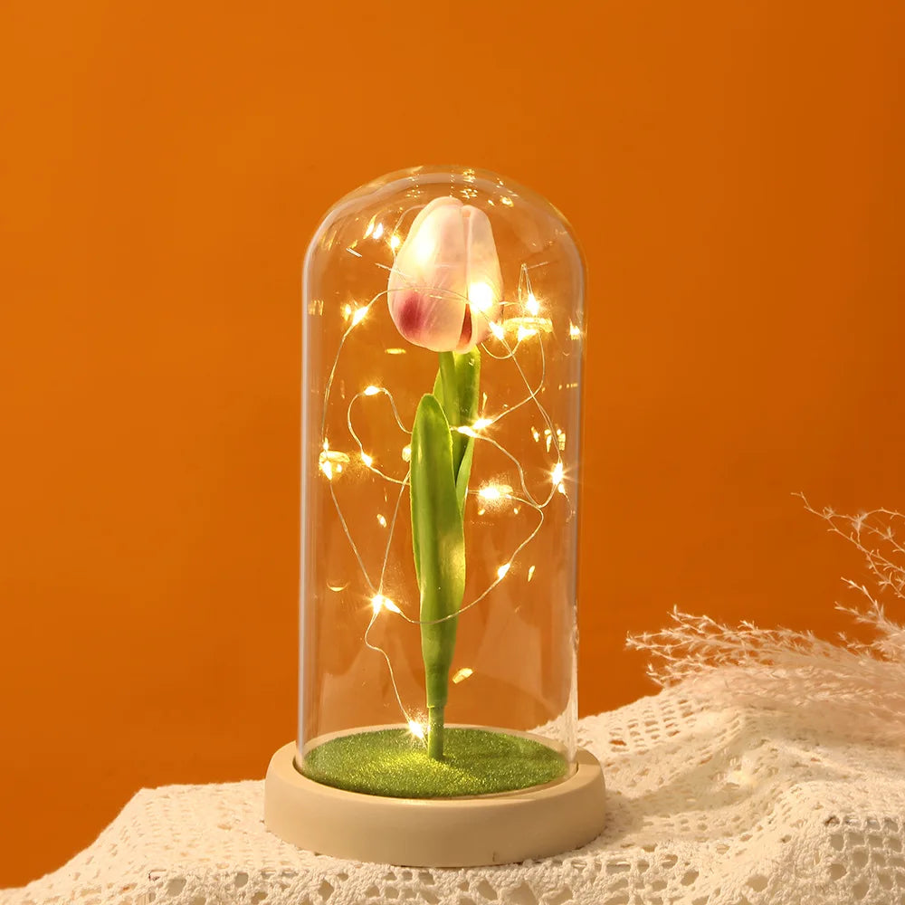 Tulipe Éternelle Violet Artificielle
